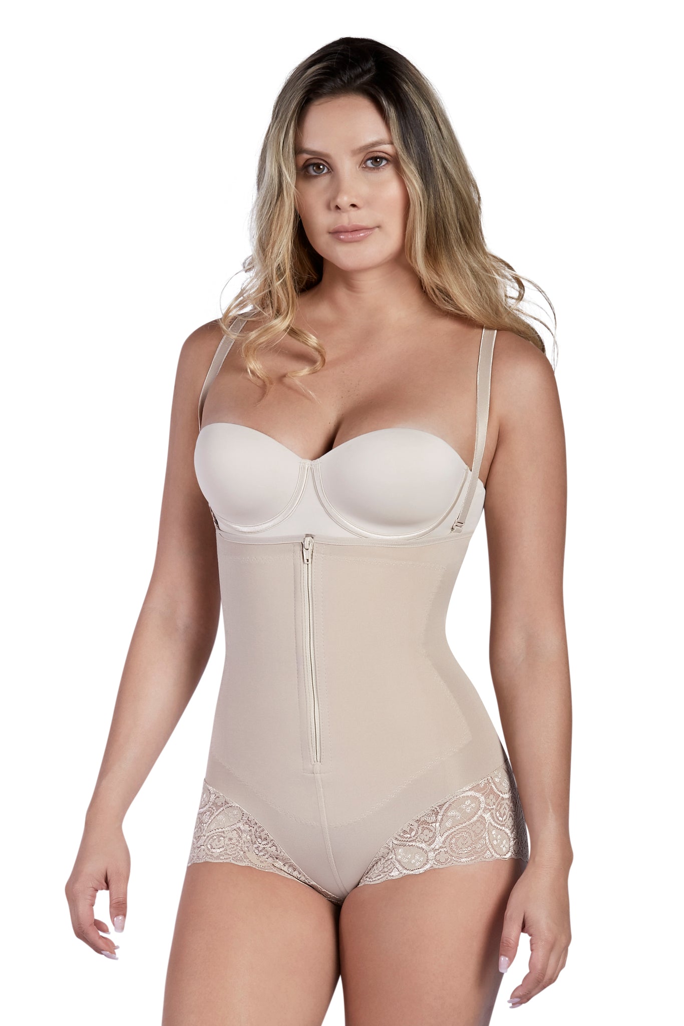 THERMAL HIPHUGGER LACE TRIM BODYSUIT